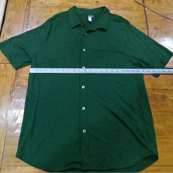 Ibex 100% Merino Wool Short Sleeve Polo Shirt Men's XL - Picture 4 of 4